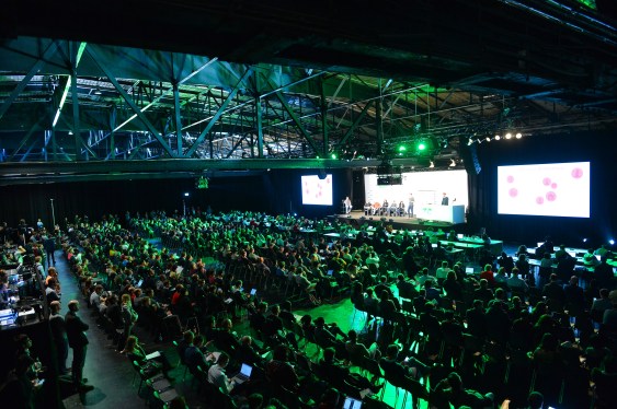 General atmosphere at TechCrunch Disrupt Berlin 2017 at Arena Berlin.