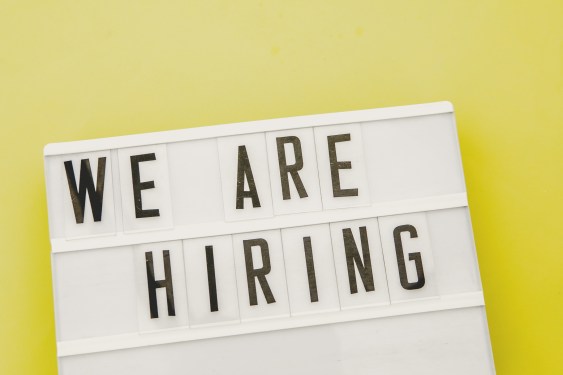 We Are Hiring sign