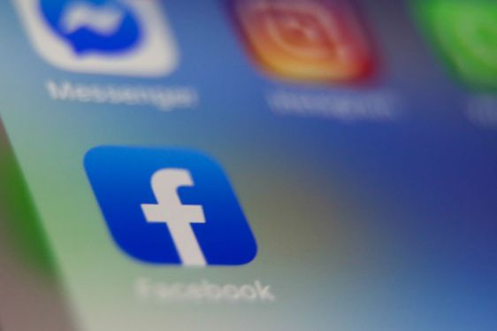 In this photo illustration the Facebook, Messenger, Instagram and WhatsApp icon are seen displayed on smartphone screen